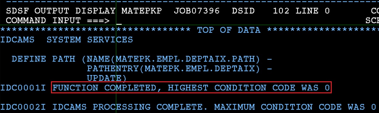 Define AIX Path Sysprint