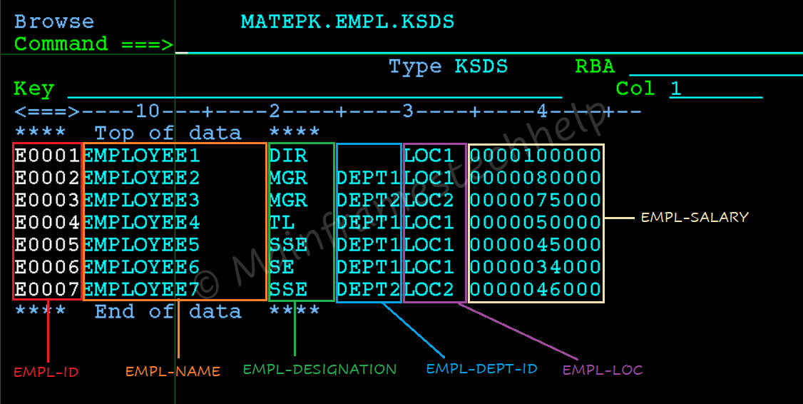 Employee File Mapping