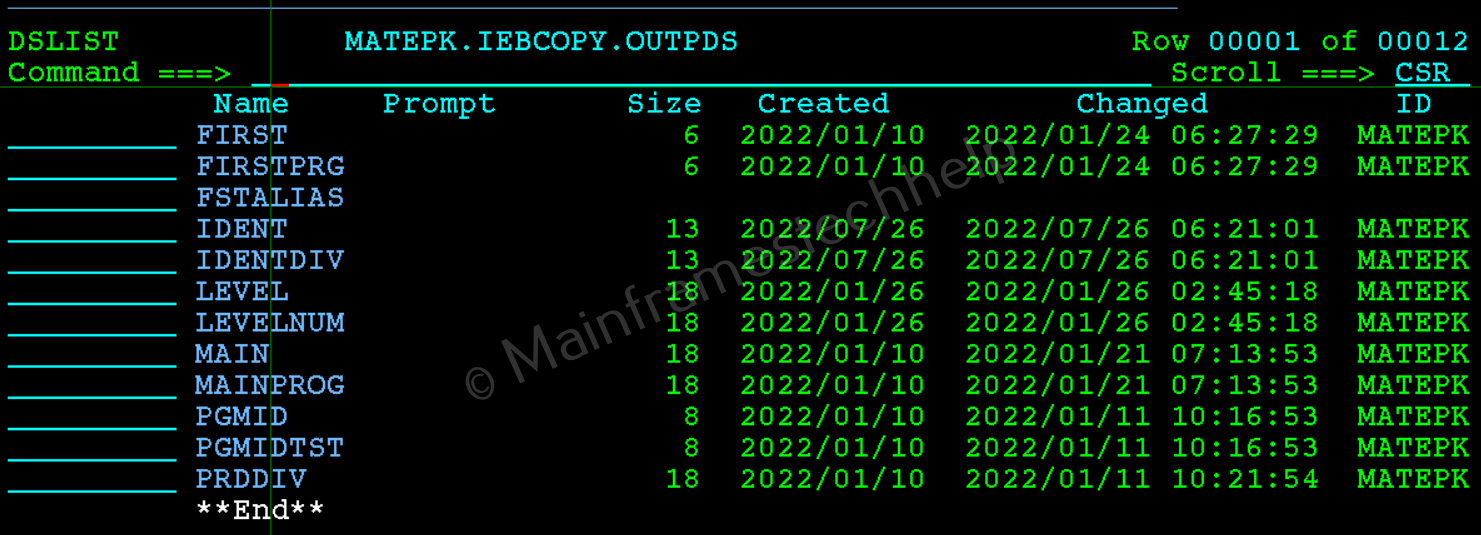 Merge Output