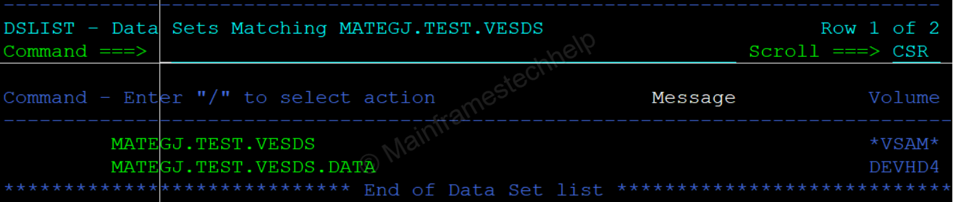 Create ESDS Output