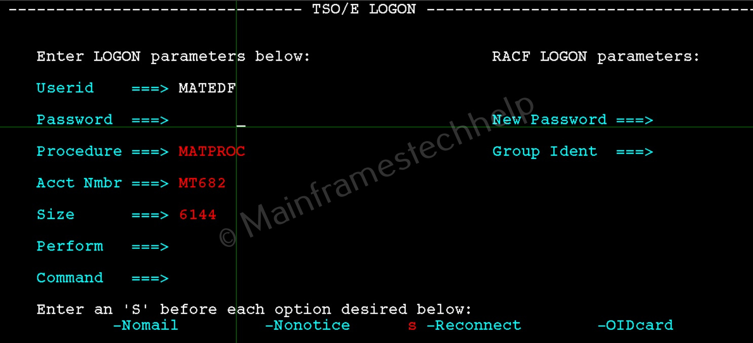 Accessing SDSF