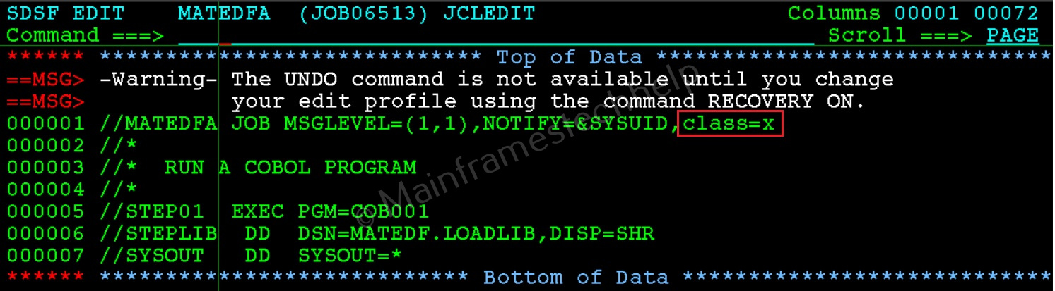 Edit & Save JCL from SDSF