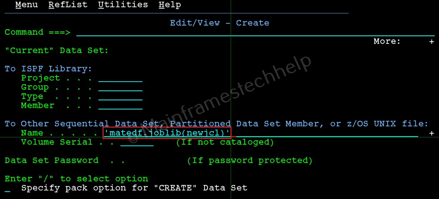 Edit & Save JCL from SDSF