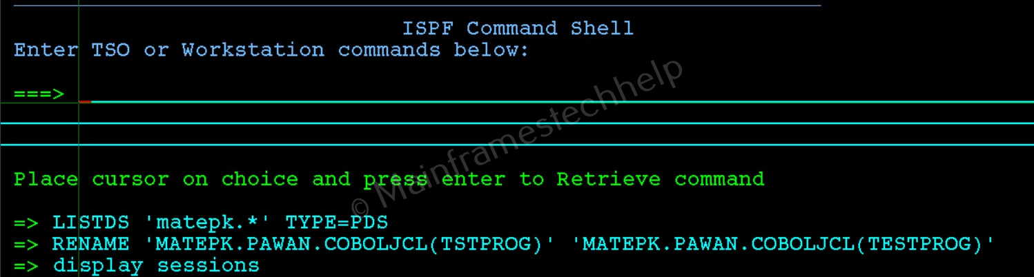 Command Shell