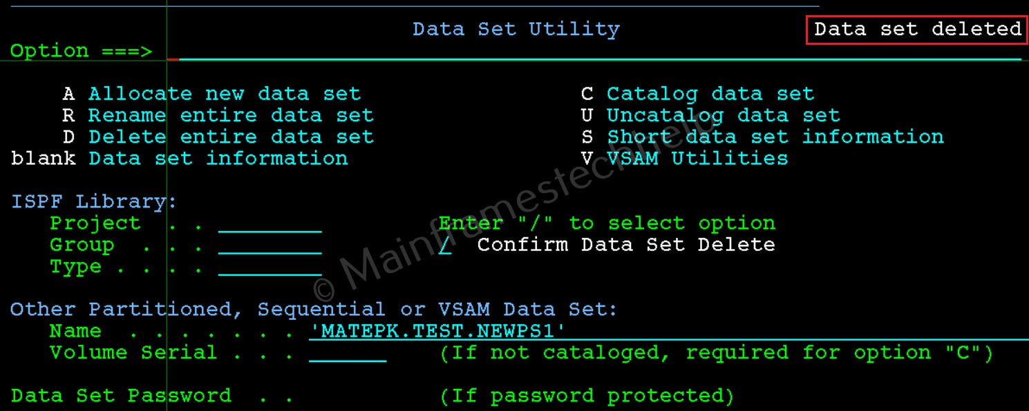 Delete PS Example