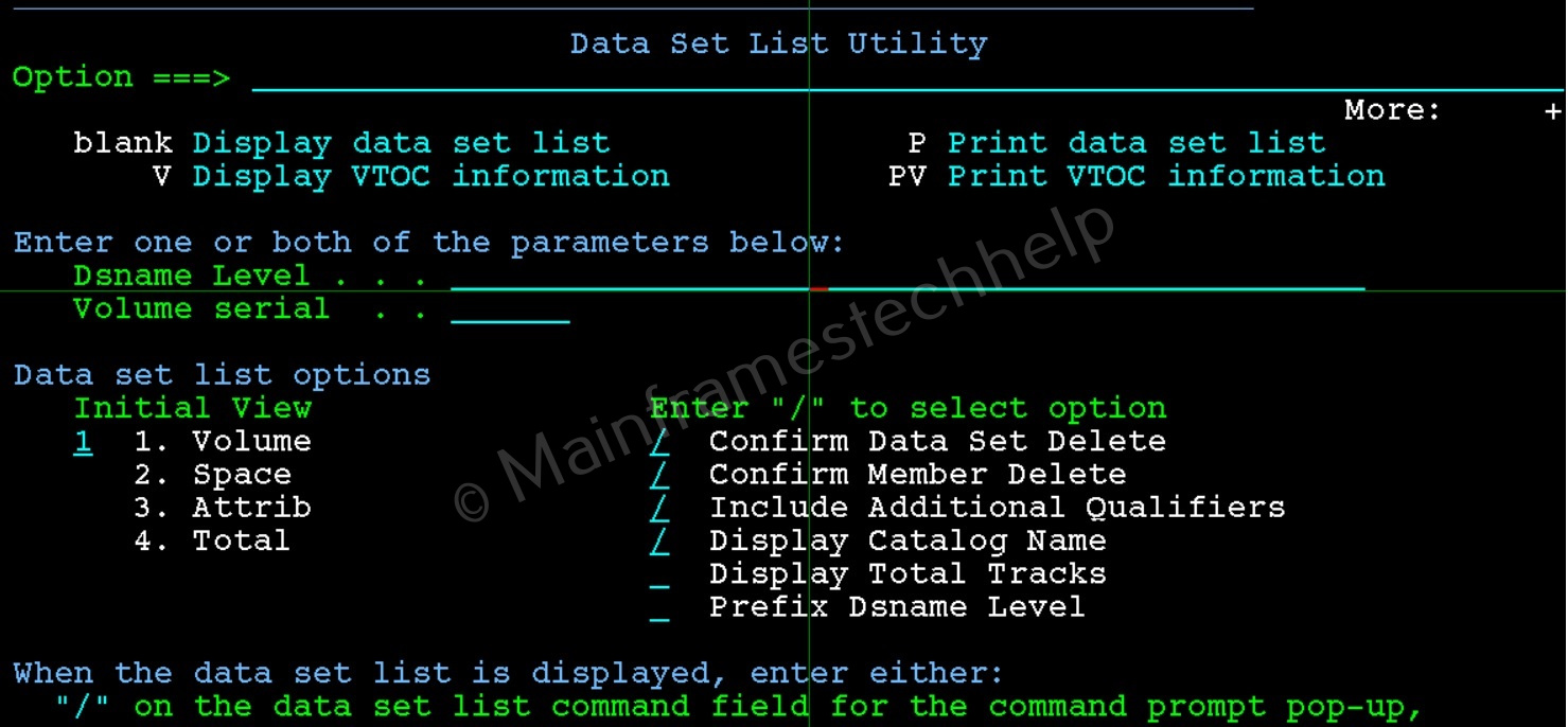 DataSet Utility Panel