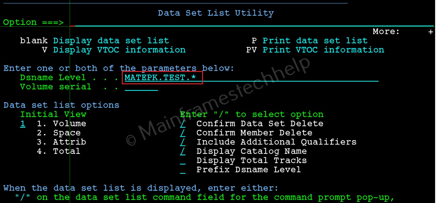 Fiter Search for Dataset