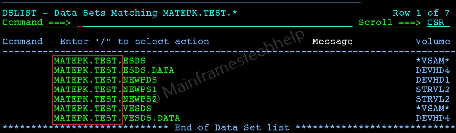 Fiter Search for Dataset