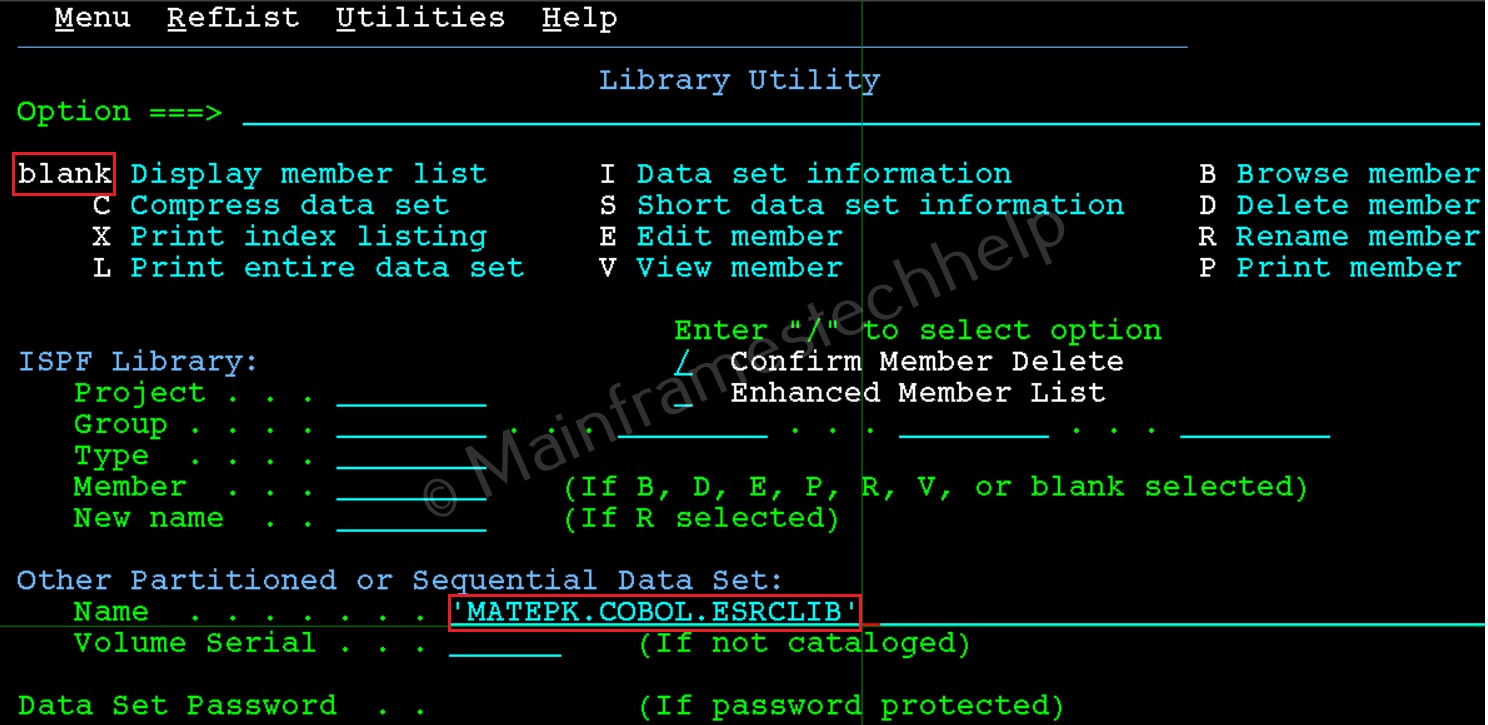 Library Utility Example