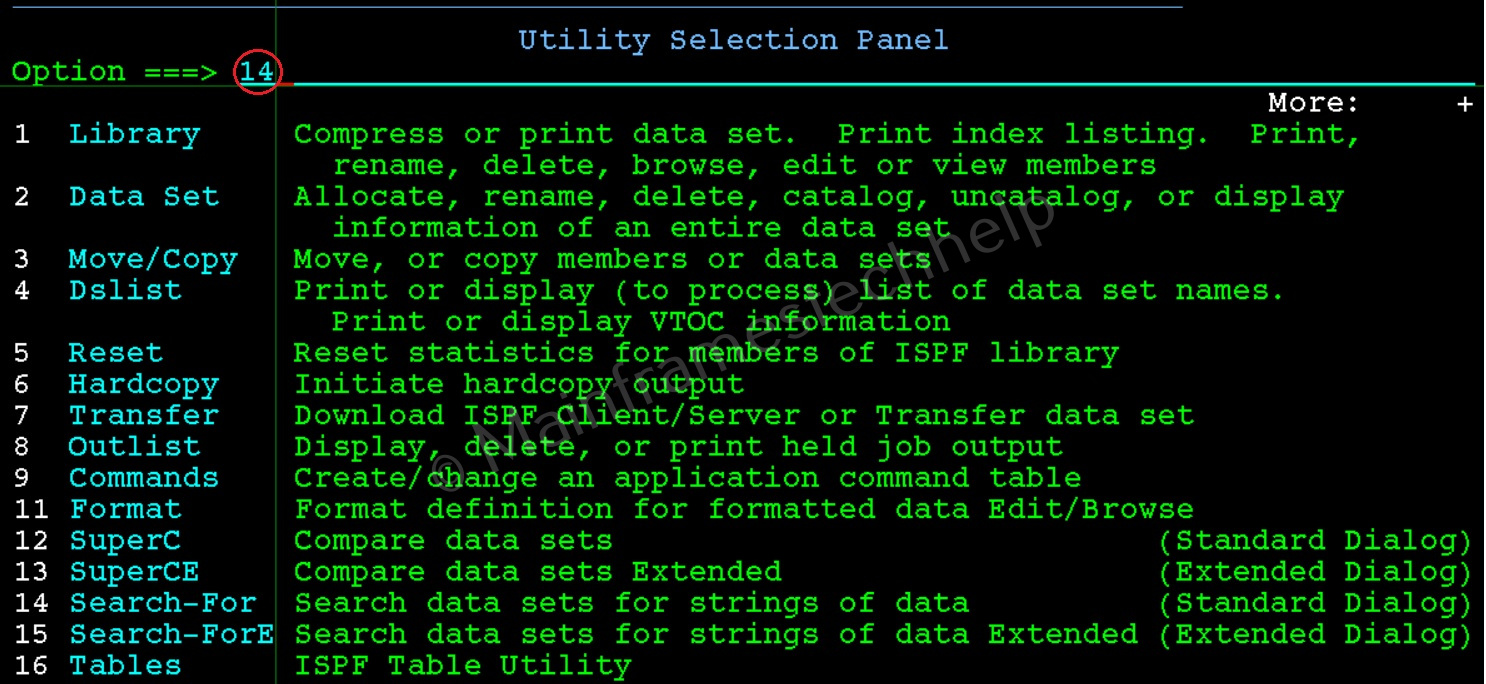 Search-For Panel