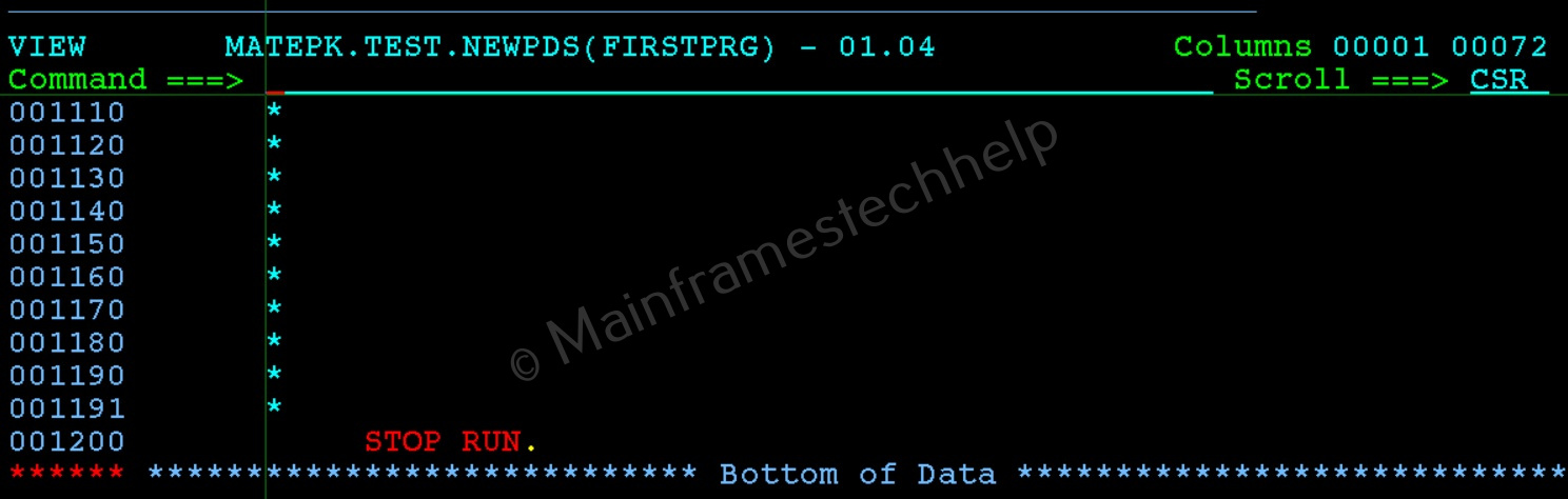 Up Command Panel